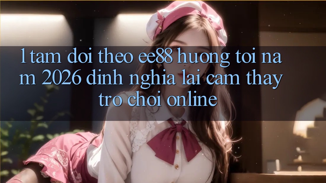 1. Tầm Dõi theo ee88 Hướng Tới Năm 2026: Định Nghĩa Lại Cảm thấy Trò chơi Online