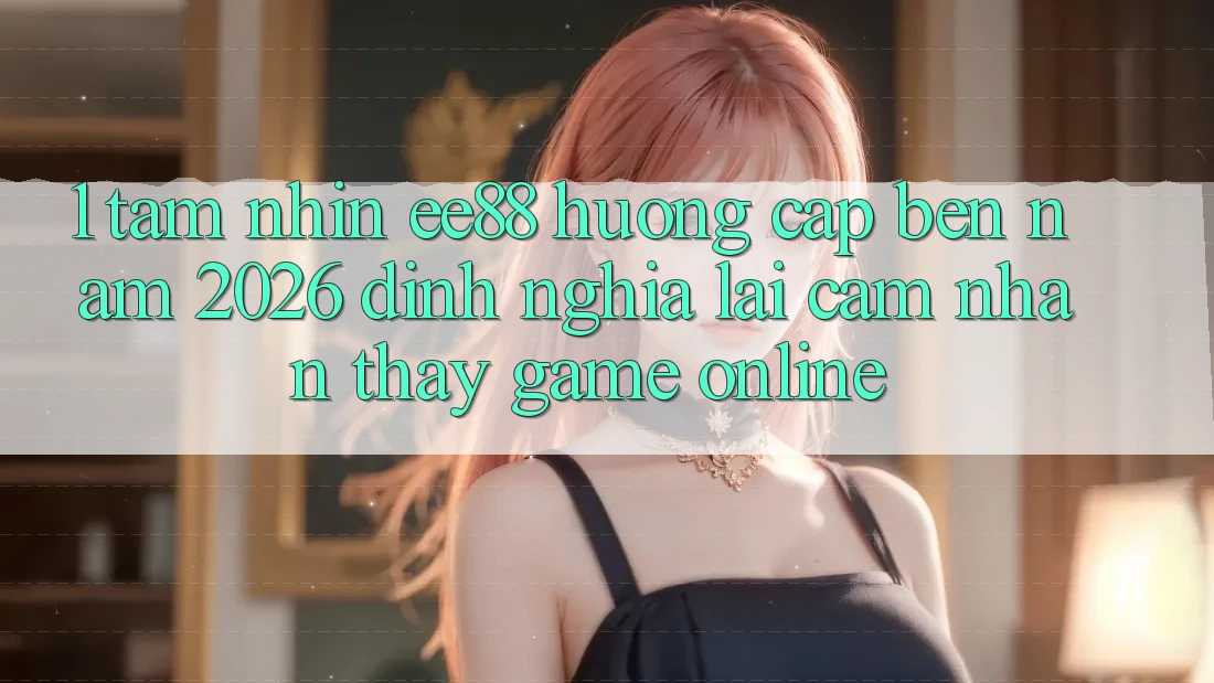 1. Tầm Nhìn ee88 Hướng Cập bến Năm 2026: Định Nghĩa Lại Cảm nhận thấy Game Online 1. Tầm Nhìn ee88 Hướng Cập bến Năm 2026: Định Nghĩa Lại Cảm nhận thấy Game Online