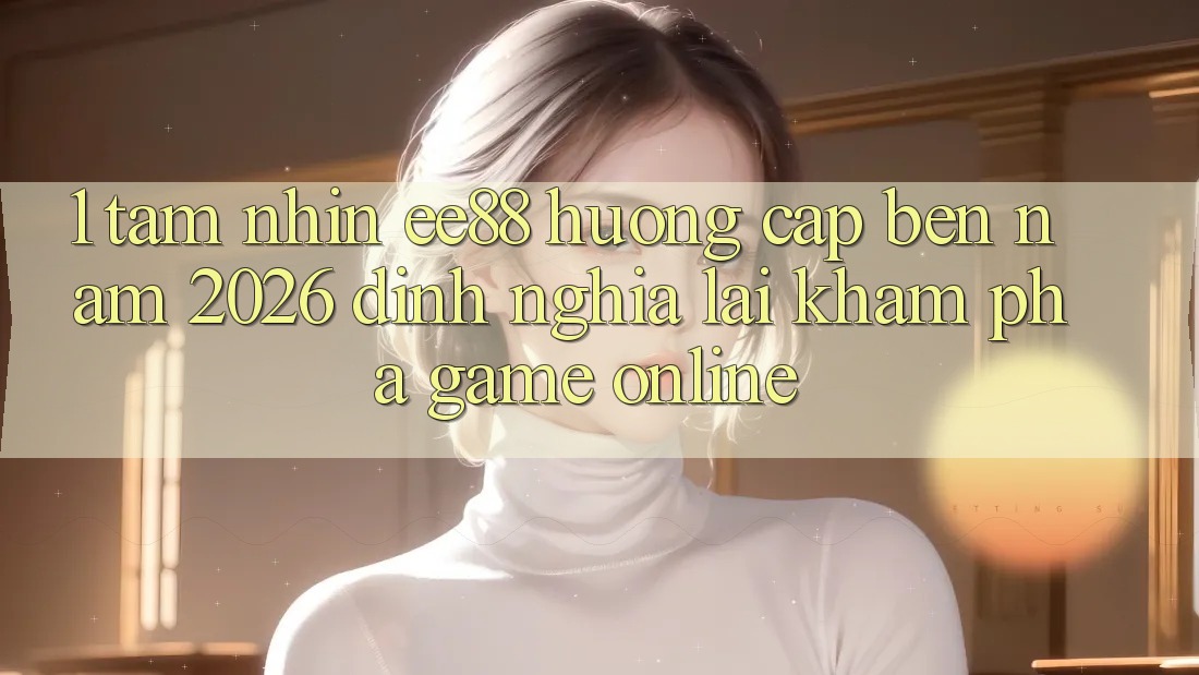 1. Tầm Nhìn ee88 Hướng Cập bến Năm 2026: Định Nghĩa Lại Khám phá Game Online