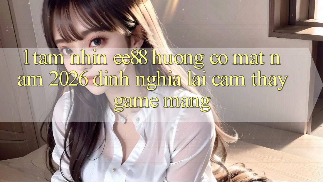 1. Tầm Nhìn ee88 Hướng Có mặt Năm 2026: Định Nghĩa Lại Cảm thấy Game mạng