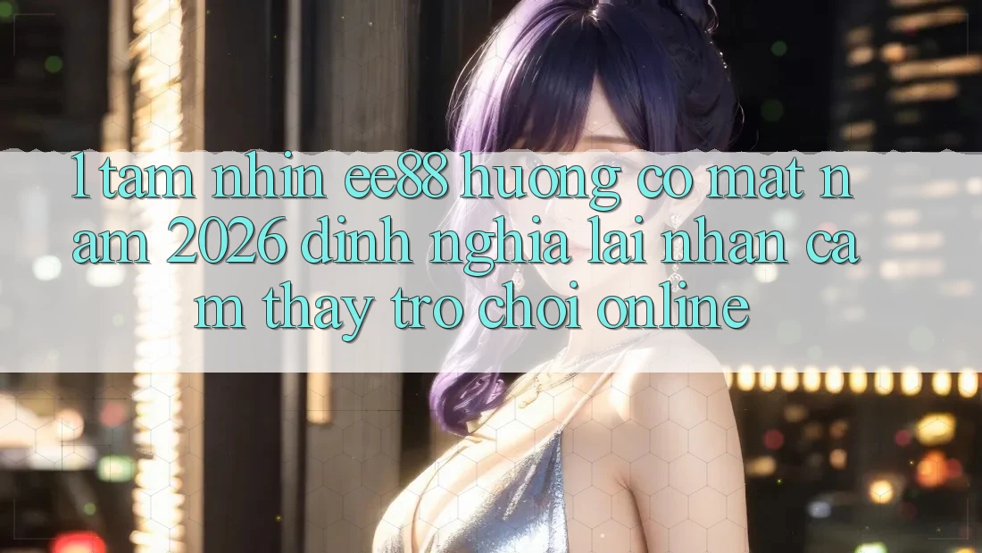 1. Tầm Nhìn ee88 Hướng Có mặt Năm 2026: Định Nghĩa Lại Nhận cảm thấy Trò chơi Online