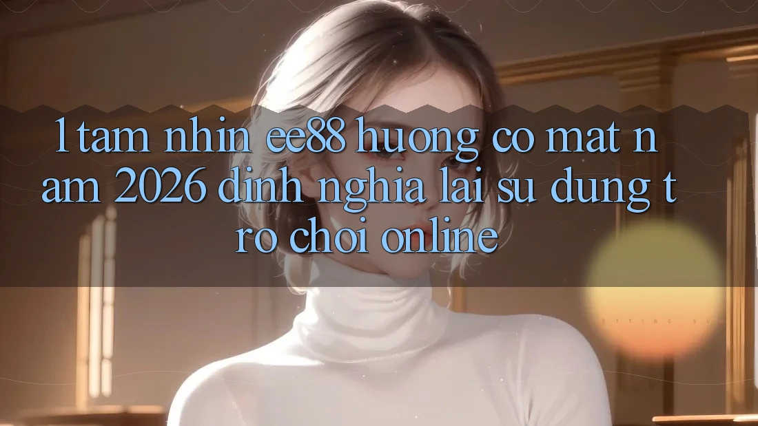 1. Tầm Nhìn ee88 Hướng Có mặt Năm 2026: Định Nghĩa Lại Sử dụng Trò chơi Online