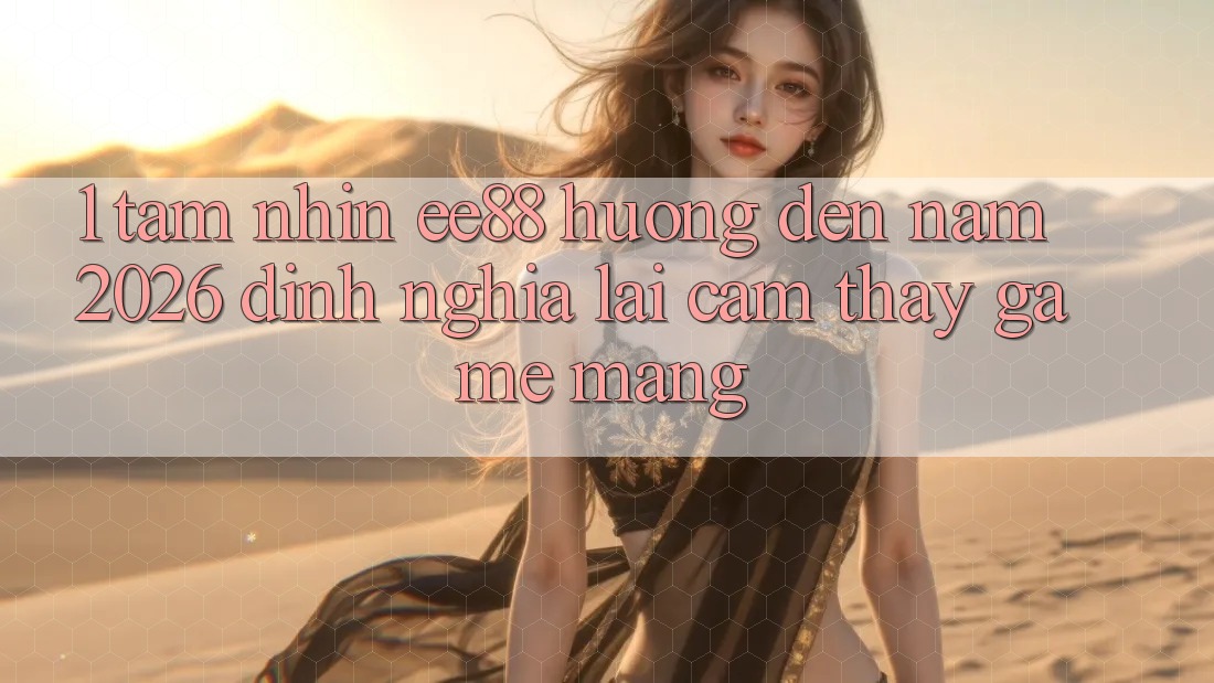 1. Tầm Nhìn ee88 Hướng Đến Năm 2026: Định Nghĩa Lại Cảm thấy Game mạng