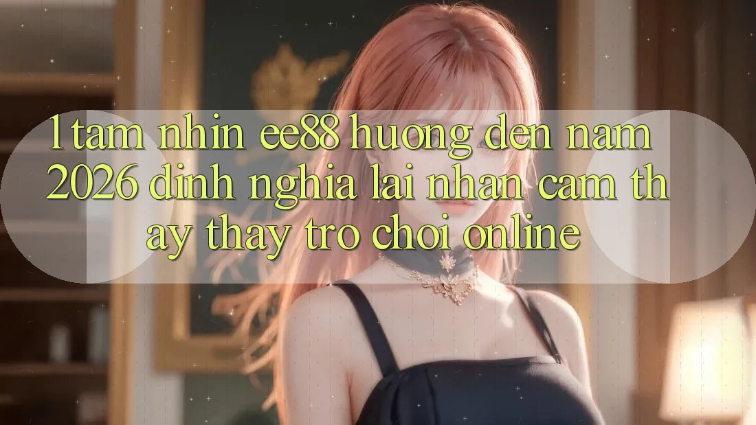 1. Tầm Nhìn ee88 Hướng Đến Năm 2026: Định Nghĩa Lại Nhận cảm thấy thấy Trò chơi Online