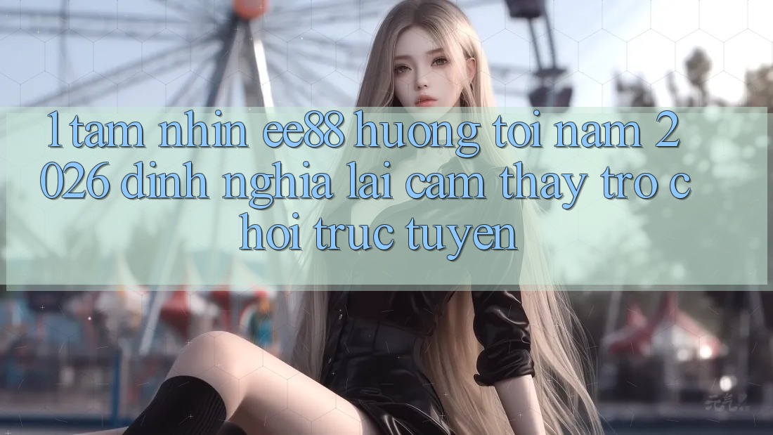 1. Tầm Nhìn ee88 Hướng Tới Năm 2026: Định Nghĩa Lại Cảm thấy Trò chơi trực tuyến