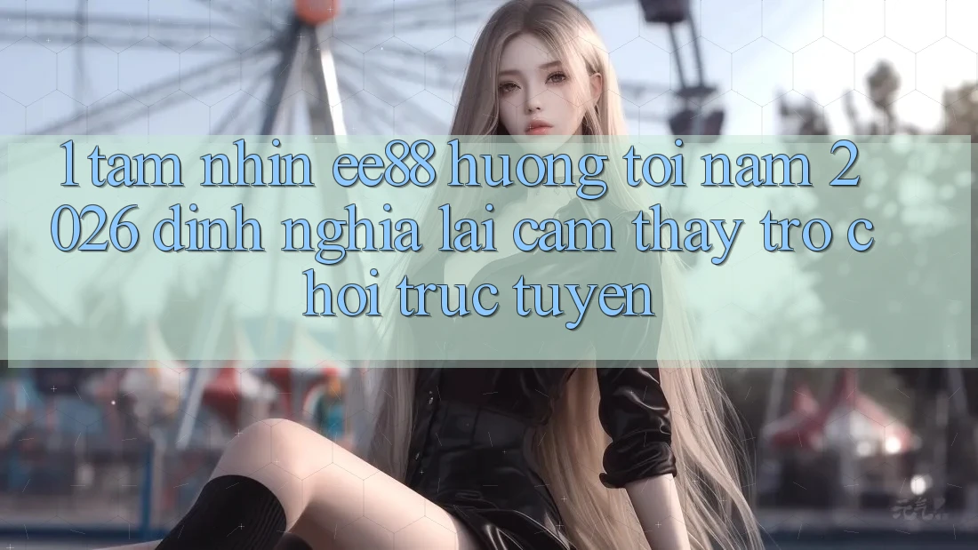 1. Tầm Nhìn ee88 Hướng Tới Năm 2026: Định Nghĩa Lại Cảm thấy Trò chơi trực tuyến