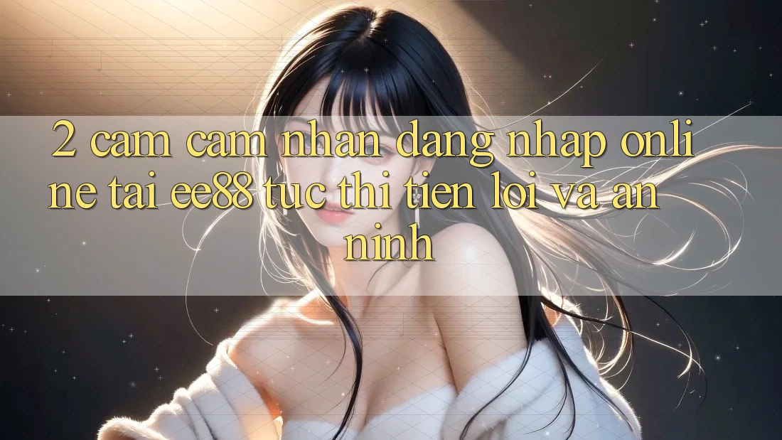 2. Cảm cảm nhận Đăng Nhập Online Tại ee88: Tức thì, Tiện Lợi Và An ninh