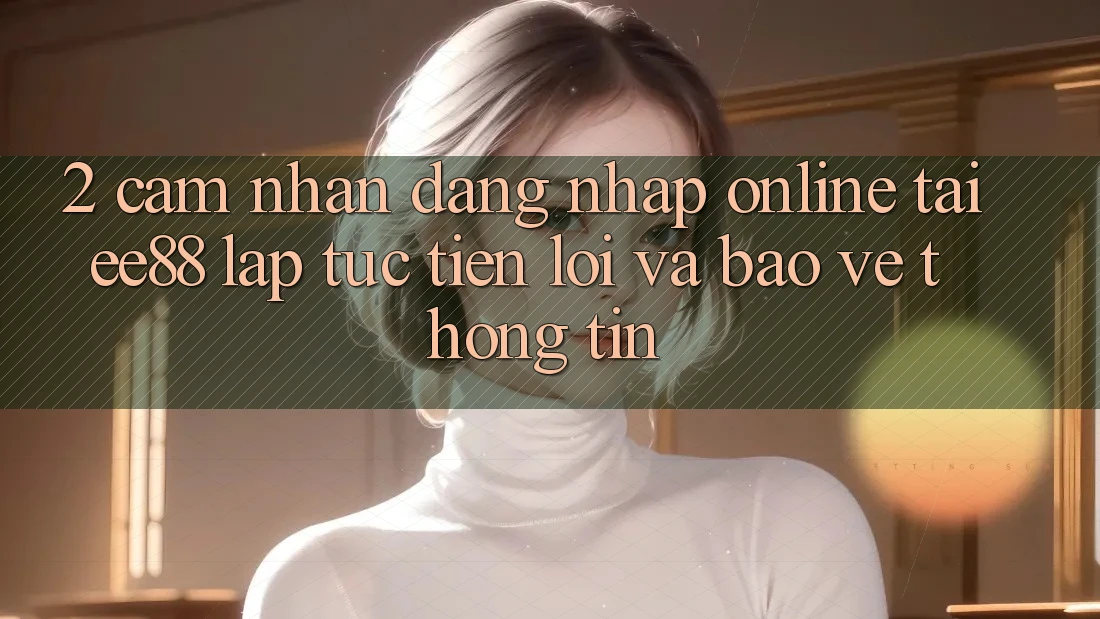 2. Cảm nhận Đăng Nhập Online Tại ee88: Lập tức, Tiện Lợi Và Bảo vệ thông tin