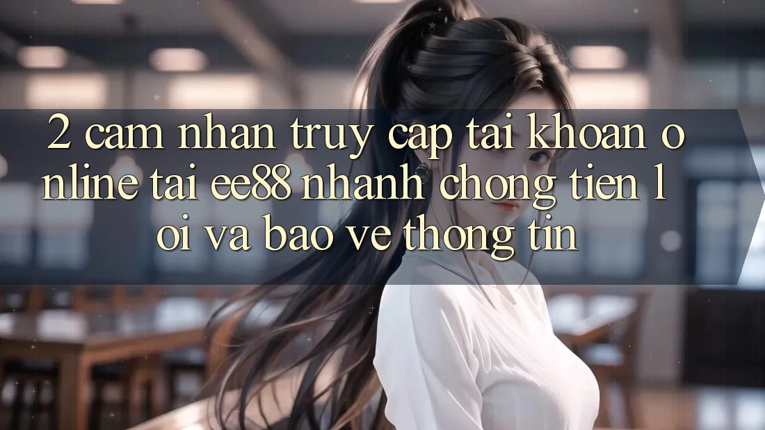 2. Cảm nhận Truy cập tài khoản Online Tại ee88: Nhanh Chóng, Tiện Lợi Và Bảo vệ thông tin