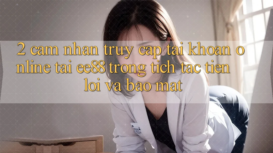 2. Cảm nhận Truy cập tài khoản Online Tại ee88: Trong tích tắc, Tiện Lợi Và Bảo Mật