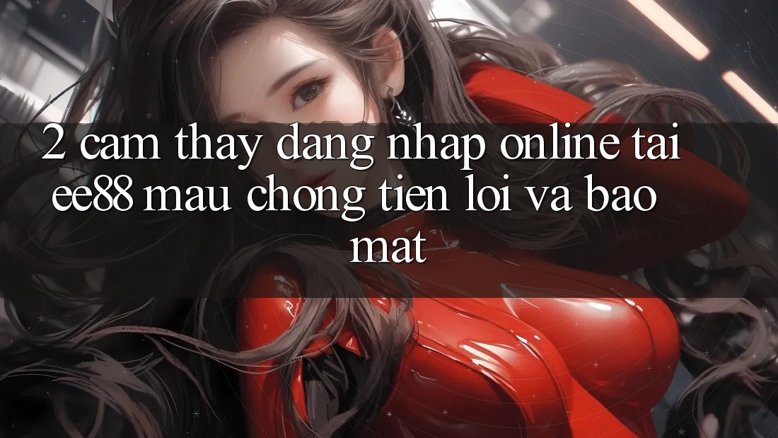2. Cảm thấy Đăng Nhập Online Tại ee88: Mau Chóng, Tiện Lợi Và Bảo Mật
