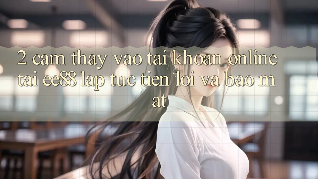 2. Cảm thấy Vào tài khoản Online Tại ee88: Lập tức, Tiện Lợi Và Bảo Mật