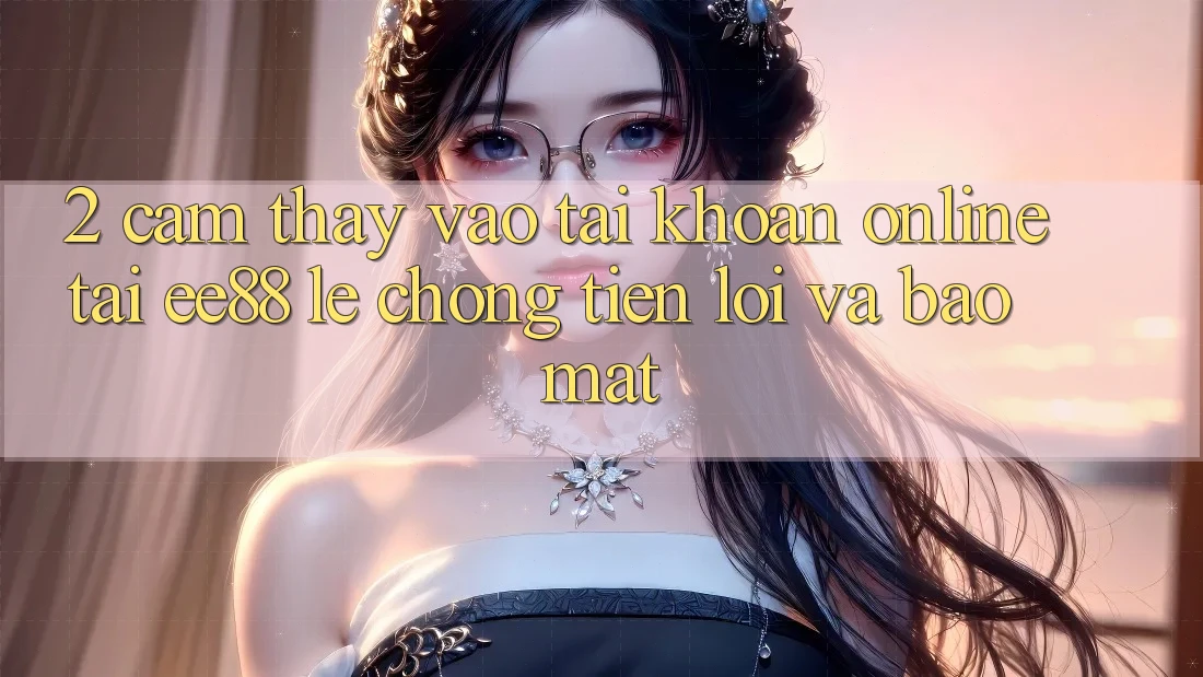 2. Cảm thấy Vào tài khoản Online Tại ee88: Lẹ Chóng, Tiện Lợi Và Bảo Mật