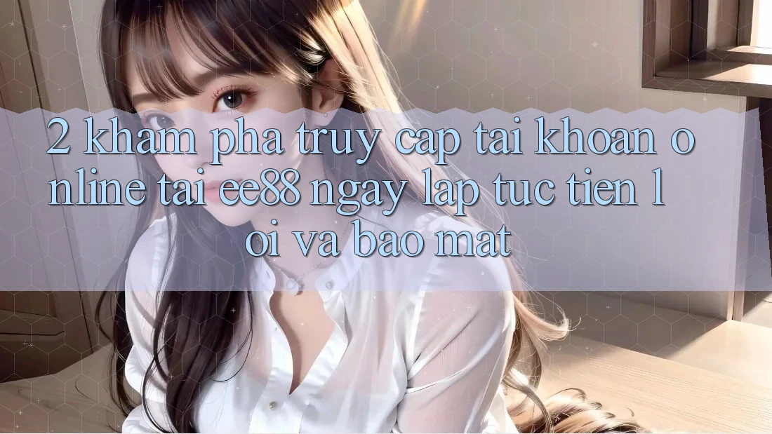 2. Khám phá Truy cập tài khoản Online Tại ee88: Ngay lập tức, Tiện Lợi Và Bảo Mật