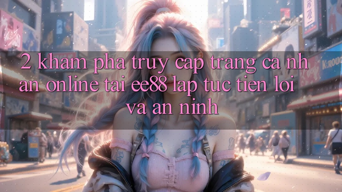 2. Khám phá Truy cập trang cá nhân Online Tại ee88: Lập tức, Tiện Lợi Và An ninh 2. Khám phá Truy cập trang cá nhân Online Tại ee88: Lập tức, Tiện Lợi Và An ninh
