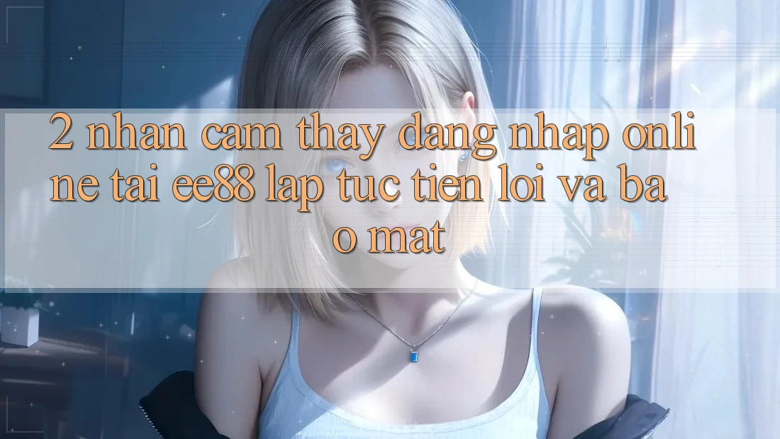 2. Nhận cảm thấy Đăng Nhập Online Tại ee88: Lập tức, Tiện Lợi Và Bảo Mật
