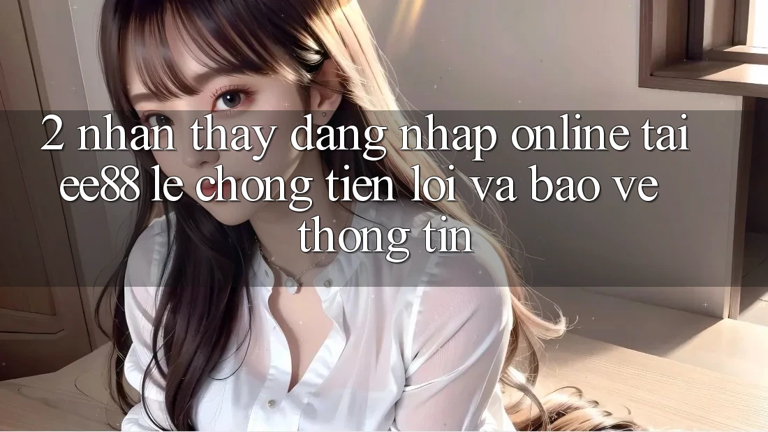 2. Nhận thấy Đăng Nhập Online Tại ee88: Lẹ Chóng, Tiện Lợi Và Bảo vệ thông tin