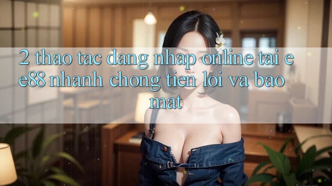 2. Thao tác Đăng nhập Online Tại ee88: Nhanh Chóng, Tiện Lợi Và Bảo mật