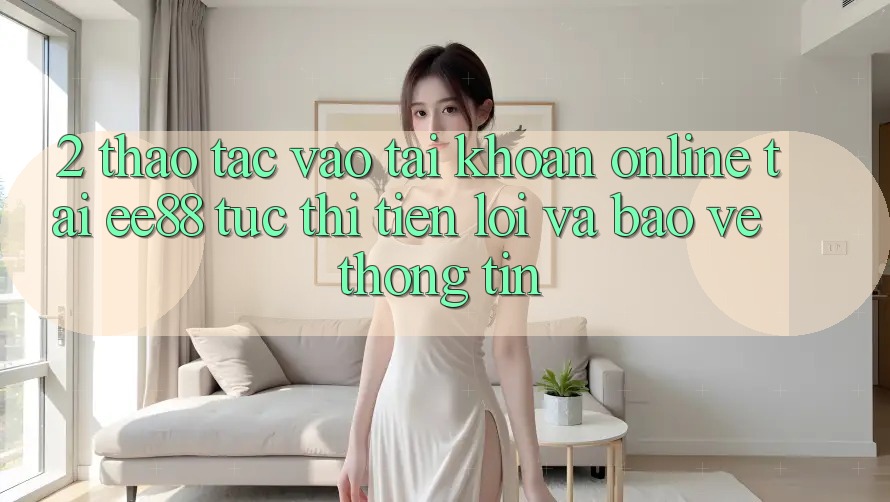 2. Thao tác Vào tài khoản Online Tại ee88: Tức thì, Tiện Lợi Và Bảo vệ thông tin