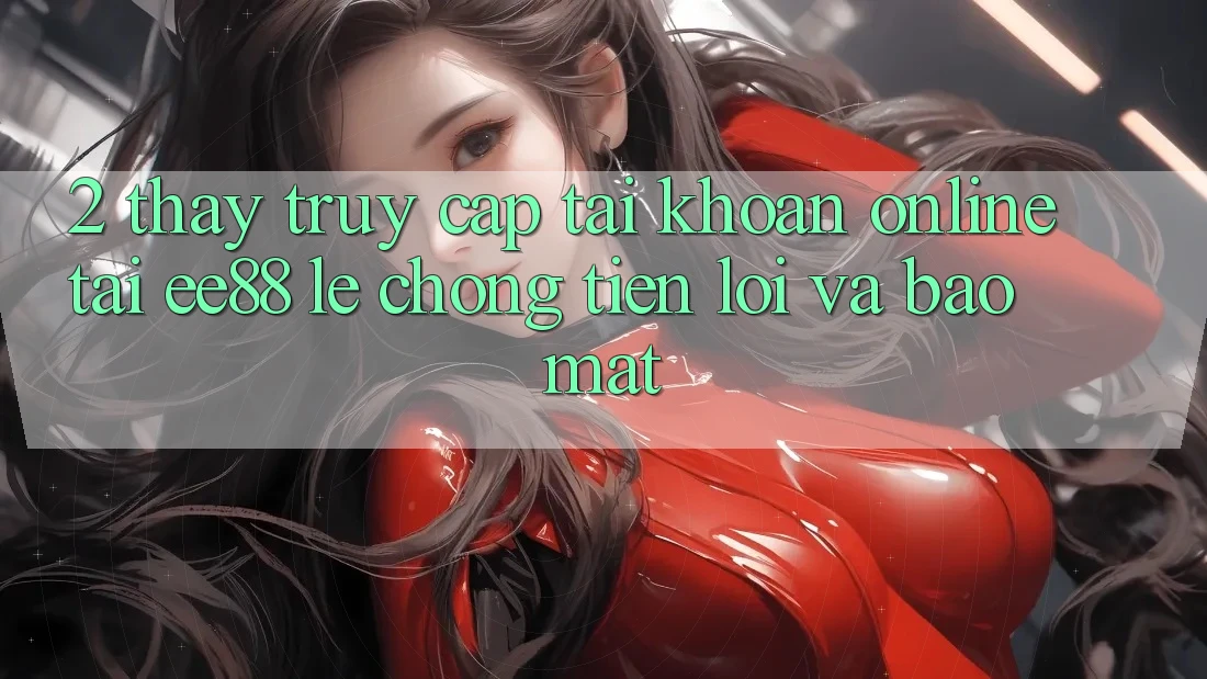 2. Thấy Truy cập tài khoản Online Tại ee88: Lẹ Chóng, Tiện Lợi Và Bảo Mật