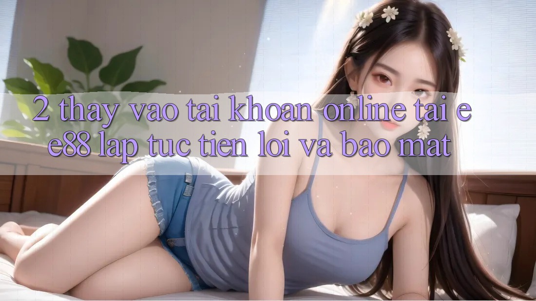 2. Thấy Vào tài khoản Online Tại ee88: Lập tức, Tiện Lợi Và Bảo Mật