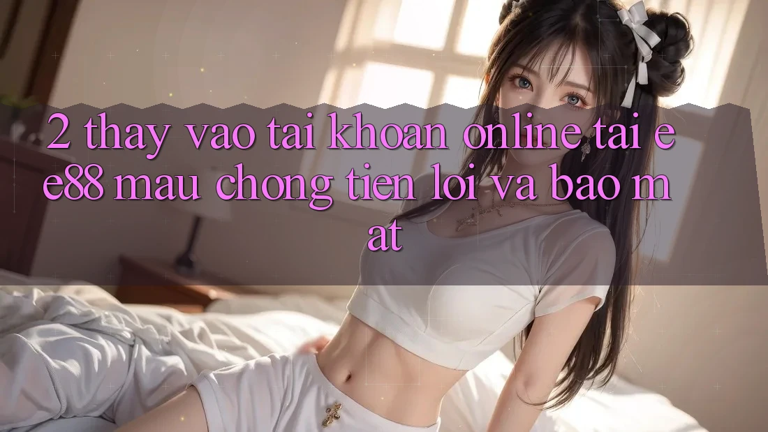 2. Thấy Vào tài khoản Online Tại ee88: Mau Chóng, Tiện Lợi Và Bảo Mật