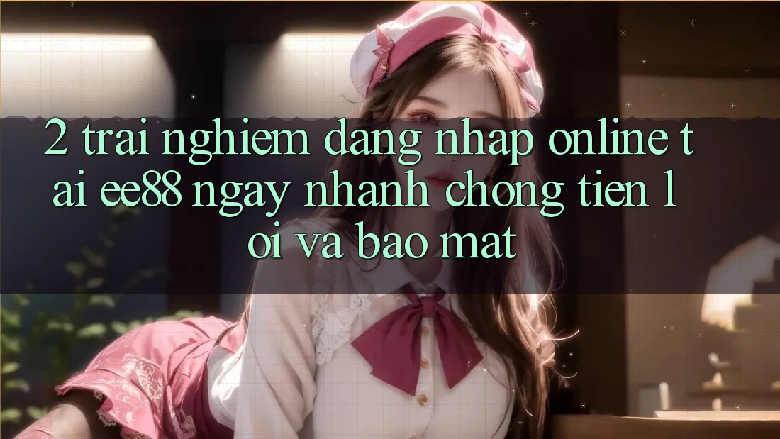 2. Trải Nghiệm Đăng Nhập Online Tại ee88: Ngay nhanh chóng, Tiện Lợi Và Bảo Mật
