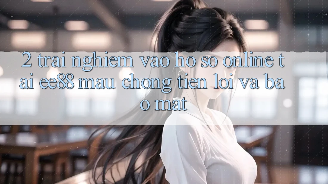 2. Trải Nghiệm Vào hồ sơ Online Tại ee88: Mau Chóng, Tiện Lợi Và Bảo Mật
