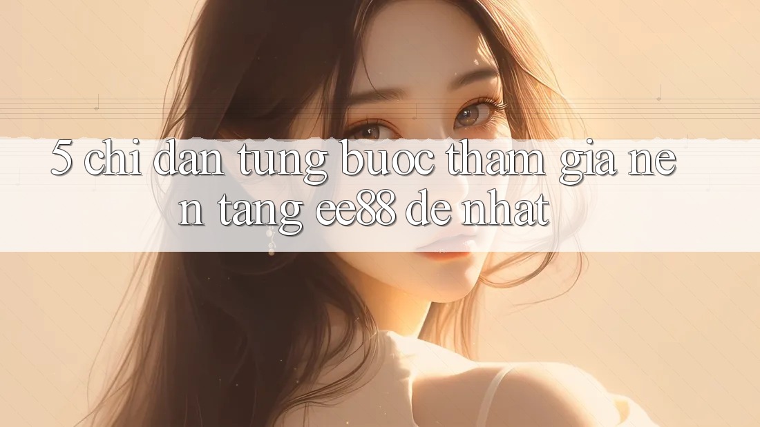 5. Chỉ dẫn Từng Bước Tham Gia Nền Tảng ee88 Dễ Nhất