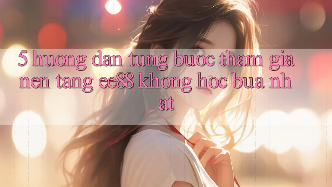 5. Hướng dẫn Từng Bước Tham Gia Nền Tảng ee88 Không hóc búa Nhất