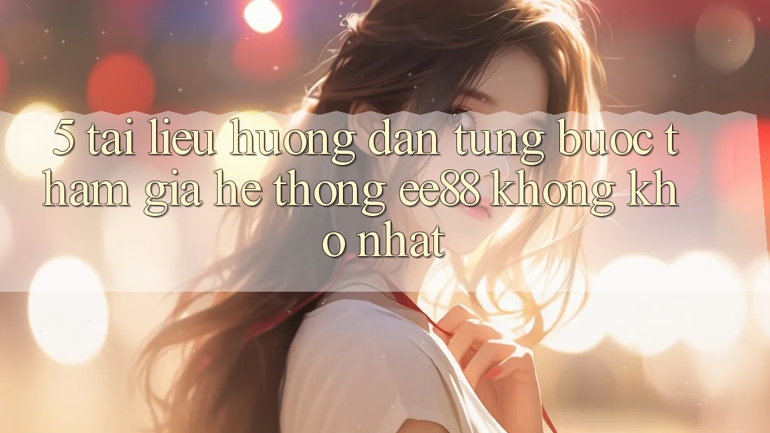 5. Tài liệu hướng dẫn Từng Bước Tham Gia Hệ thống ee88 Không khó Nhất