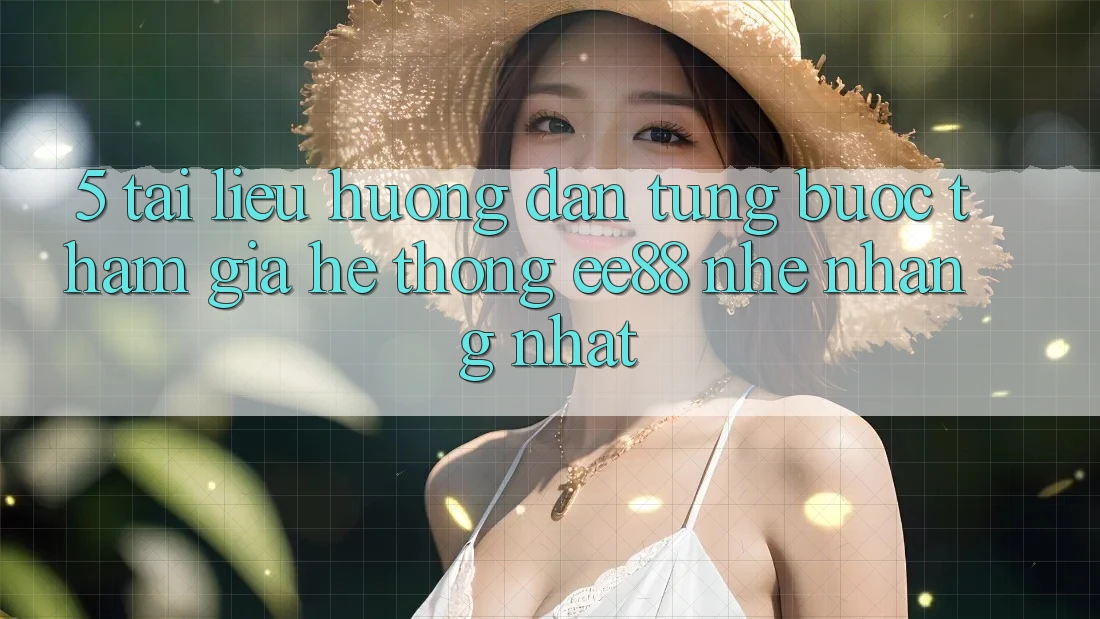 5. Tài liệu hướng dẫn Từng Bước Tham Gia Hệ thống ee88 Nhẹ nhàng Nhất