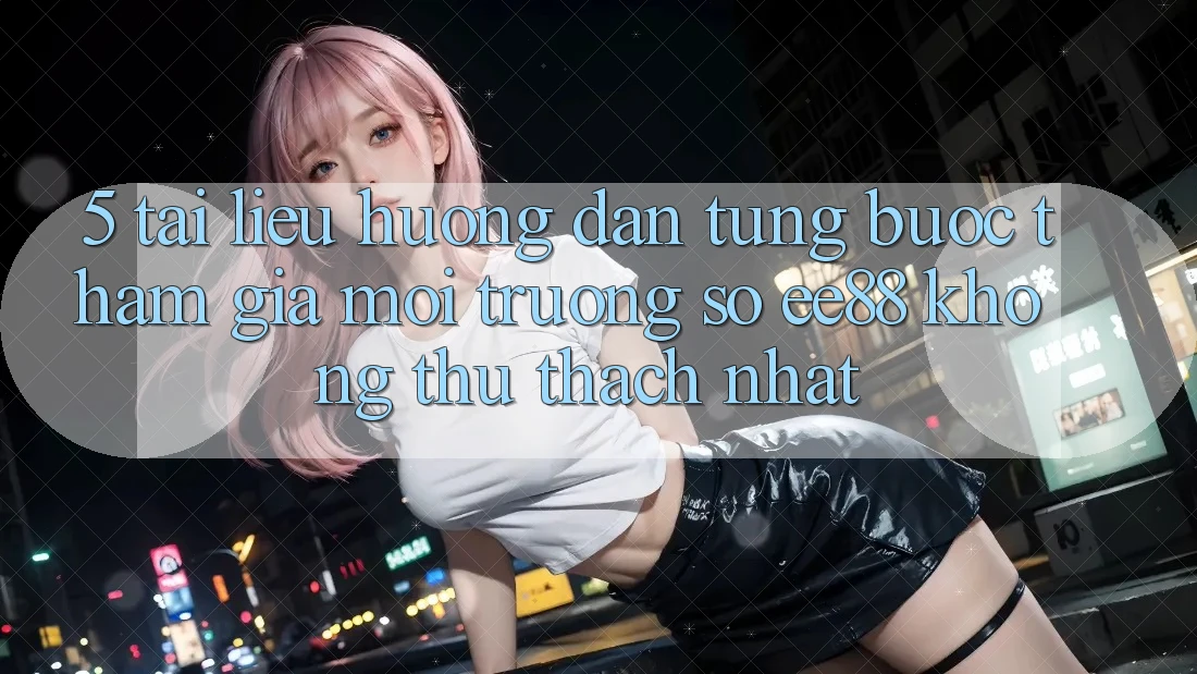 5. Tài liệu hướng dẫn Từng Bước Tham Gia Môi trường số ee88 Không thử thách Nhất 5. Tài liệu hướng dẫn Từng Bước Tham Gia Môi trường số ee88 Không thử thách Nhất
