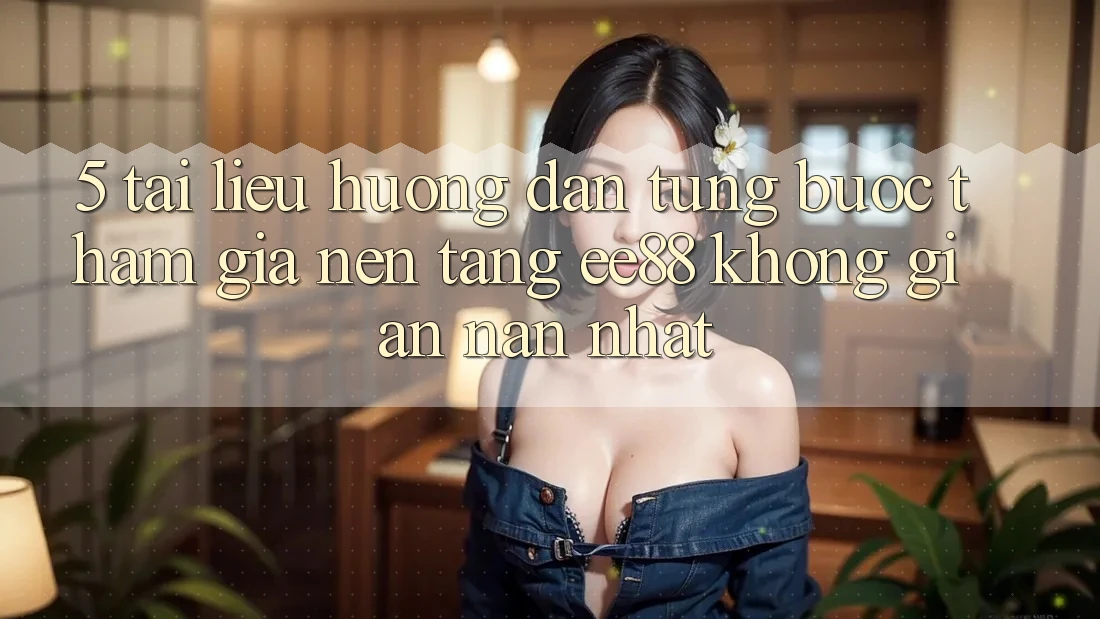 5. Tài liệu hướng dẫn Từng Bước Tham Gia Nền Tảng ee88 Không gian nan Nhất