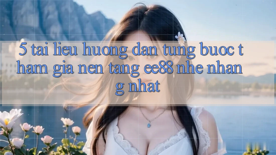 5. Tài liệu hướng dẫn Từng Bước Tham Gia Nền Tảng ee88 Nhẹ nhàng Nhất