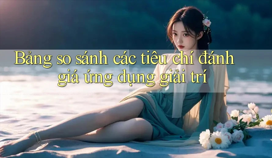 Bảng so sánh các tiêu chí đánh giá ứng dụng giải trí