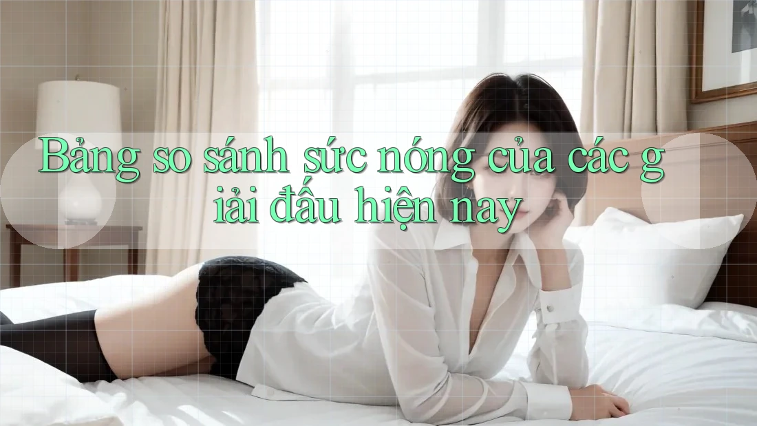 Bảng so sánh sức nóng của các giải đấu hiện nay