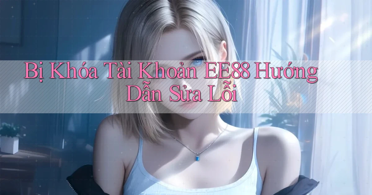 bị khóa tài khoản ee88 hướng dẫn sửa lỗi