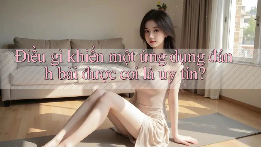 Điều gì khiến một ứng dụng đánh bài được coi là uy tín?