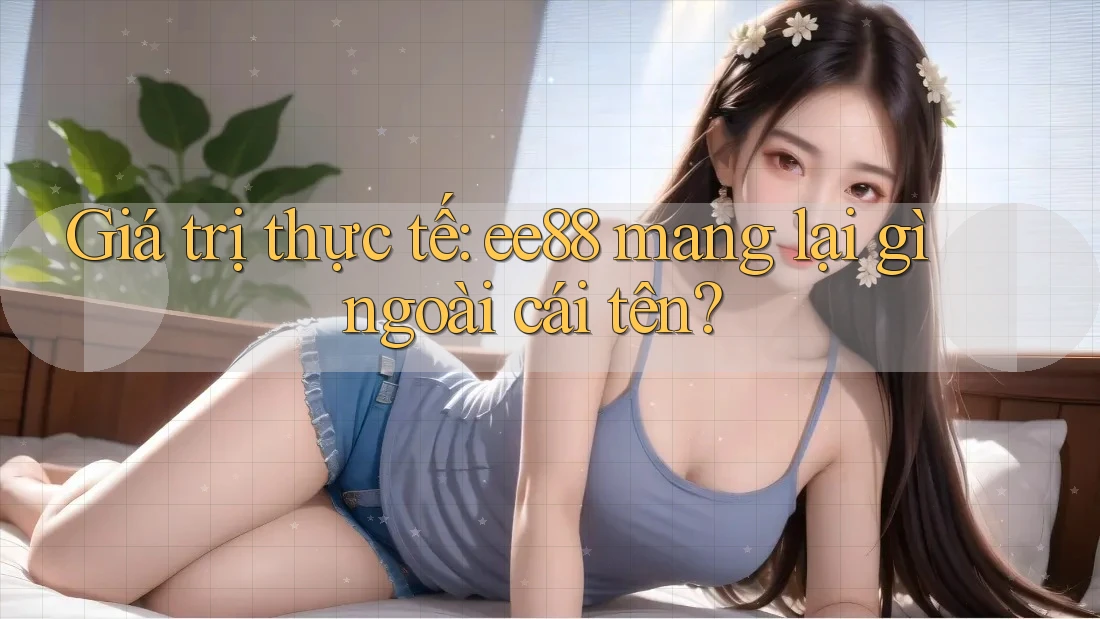 Giá trị thực tế: ee88 mang lại gì ngoài cái tên? Giá trị thực tế: ee88 mang lại gì ngoài cái tên?