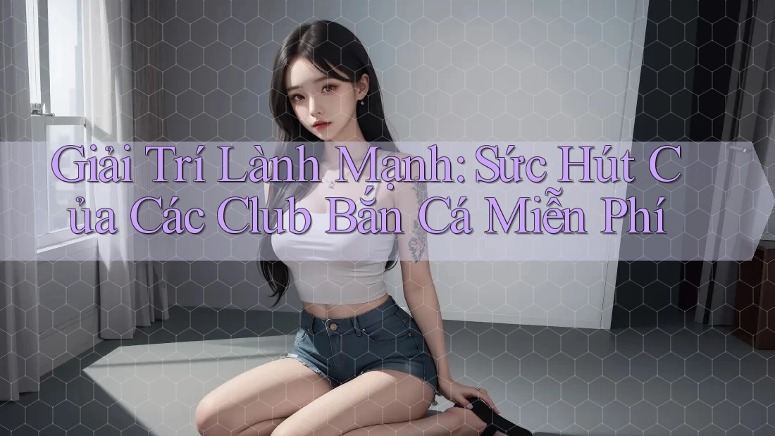 Giải Trí Lành Mạnh: Sức Hút Của Các Club Bắn Cá Miễn Phí