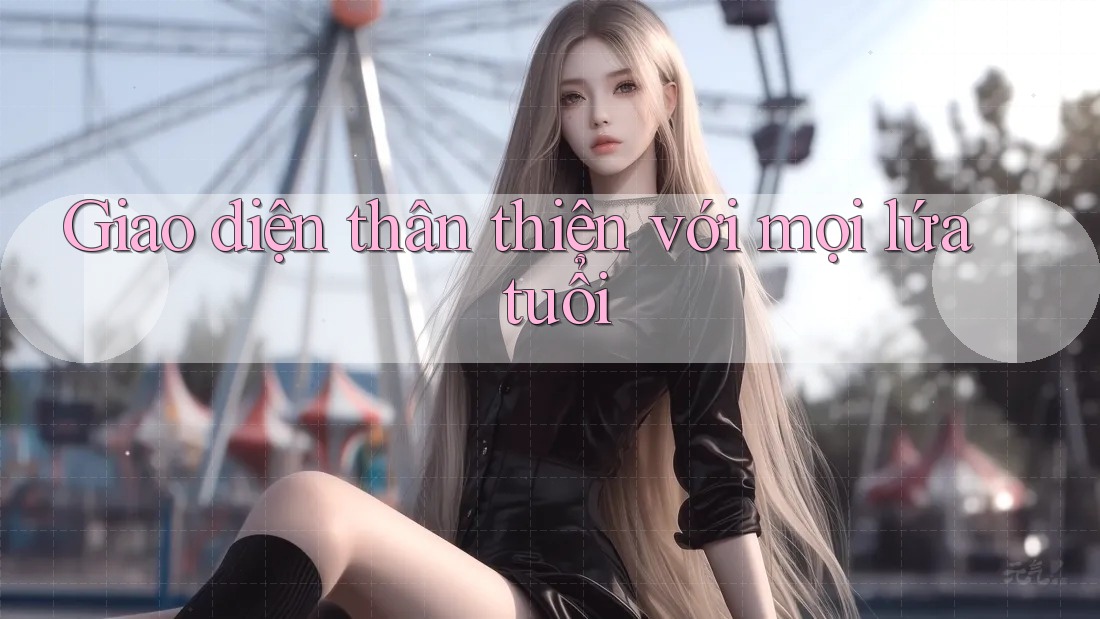 Giao diện thân thiện với mọi lứa tuổi