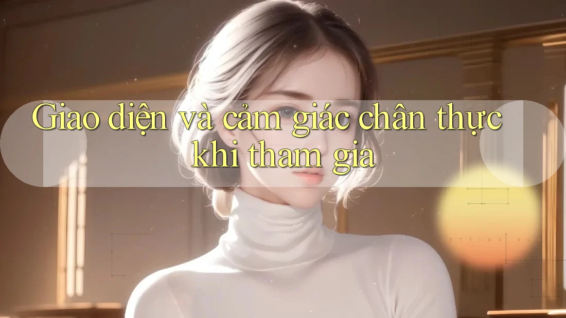 Giao diện và cảm giác chân thực khi tham gia