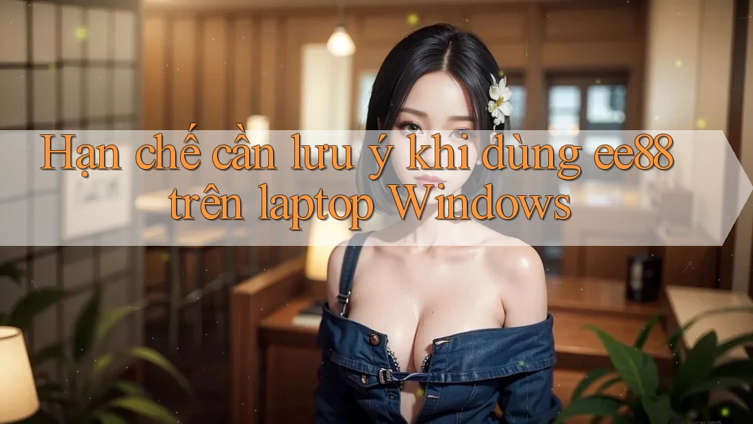 Hạn chế cần lưu ý khi dùng ee88 trên laptop Windows