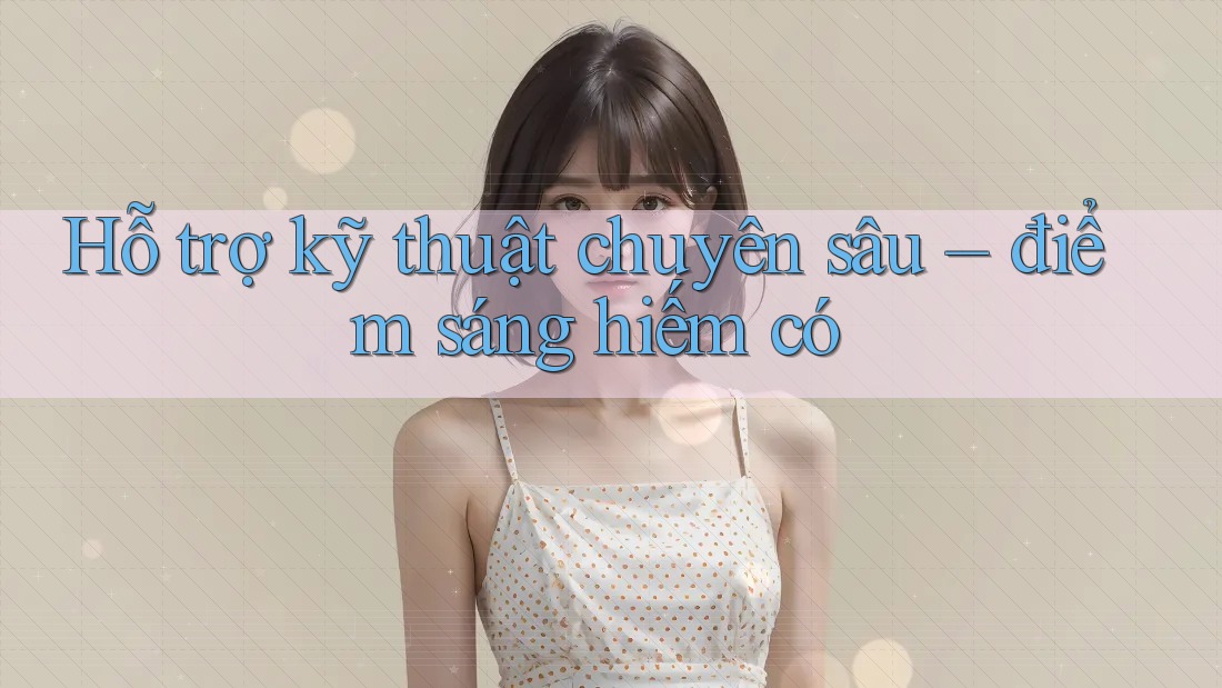 Hỗ trợ kỹ thuật chuyên sâu – điểm sáng hiếm có