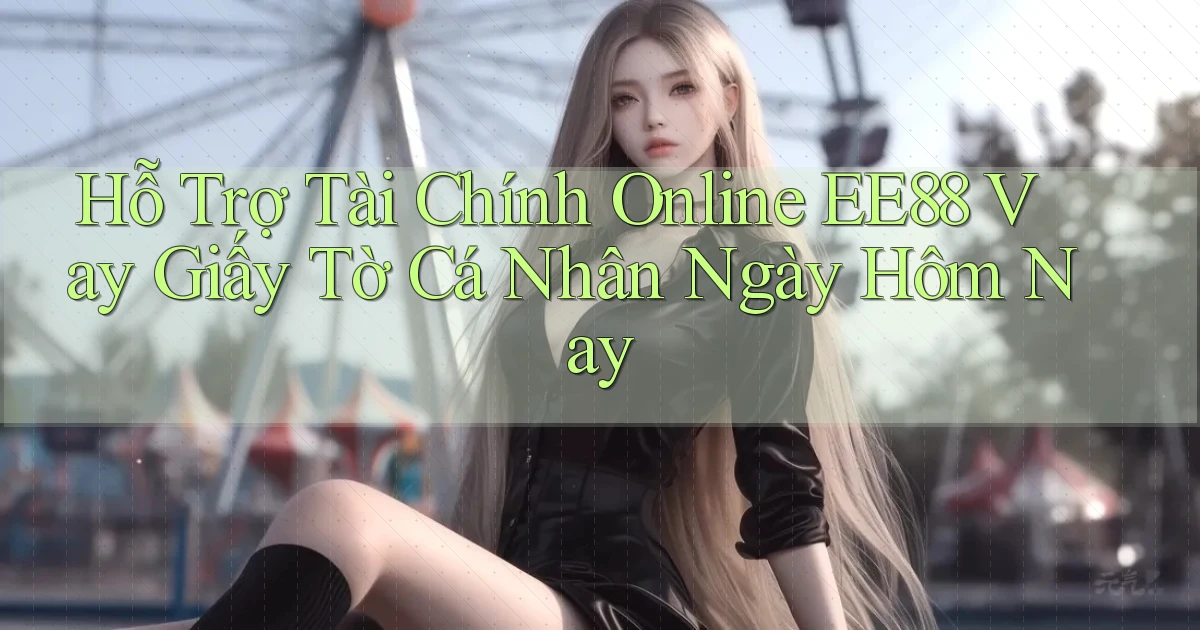 hỗ trợ tài chính online ee88 vay giấy tờ cá nhân ngày hôm nay