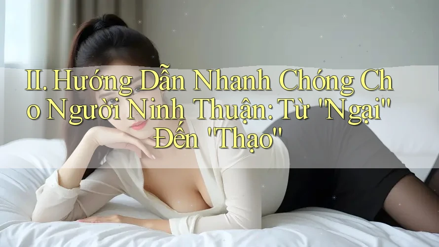 II. Hướng Dẫn Nhanh Chóng Cho Người Ninh Thuận: Từ “Ngại” Đến “Thạo”
