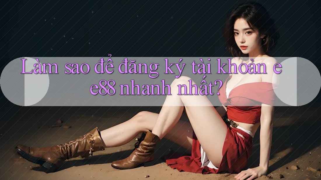 Làm sao để đăng ký tài khoản ee88 nhanh nhất?