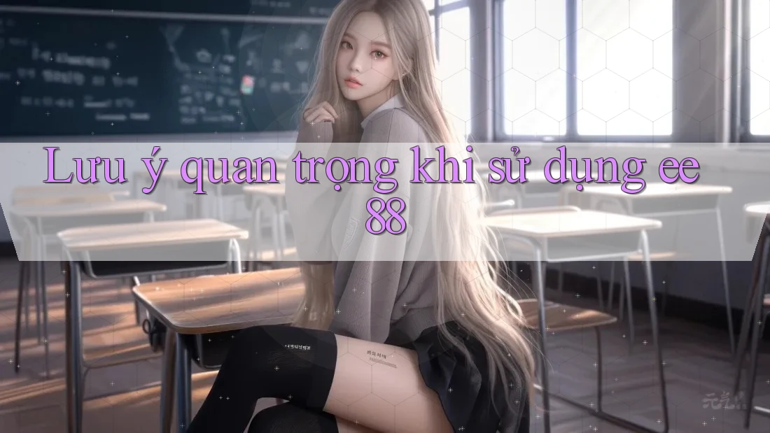 Lưu ý quan trọng khi sử dụng ee88