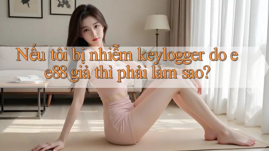 Nếu tôi bị nhiễm keylogger do ee88 giả thì phải làm sao?